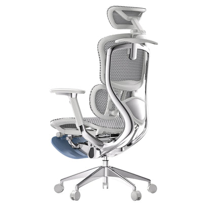 Ergonomic Computer Office Chair with Footrest, Comfortable Designer Executive Chair, Adjustable Luxury Swivel Gaming Chair for Home & Work