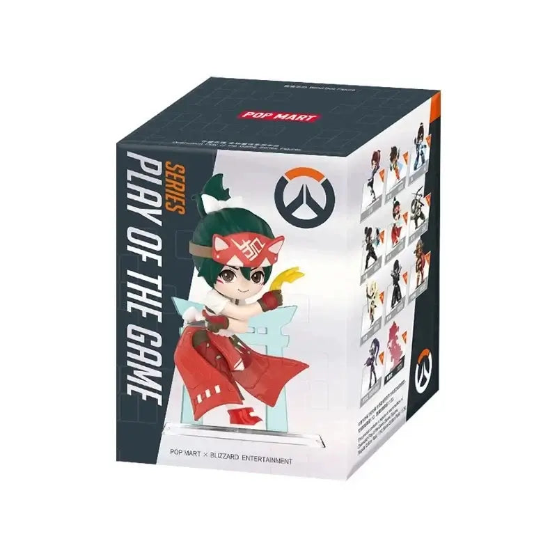 POP MART Genuine Overwatch Play Of The Game Series Blind Box PVC Collectible Figurines Desktop Ornaments Girl Toy Model For Fans