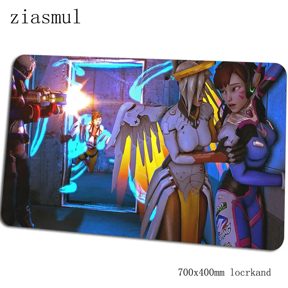 overwatch mouse pad gamer 700x400x3mm gaming mousepad Colourful notbook desk mat Christmas gifts padmouse pc gamer mats gamepad