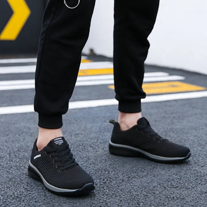 Sneakers da uomo e da donna in maglia, traspiranti, sportive, da corsa, da passeggio e da palestra