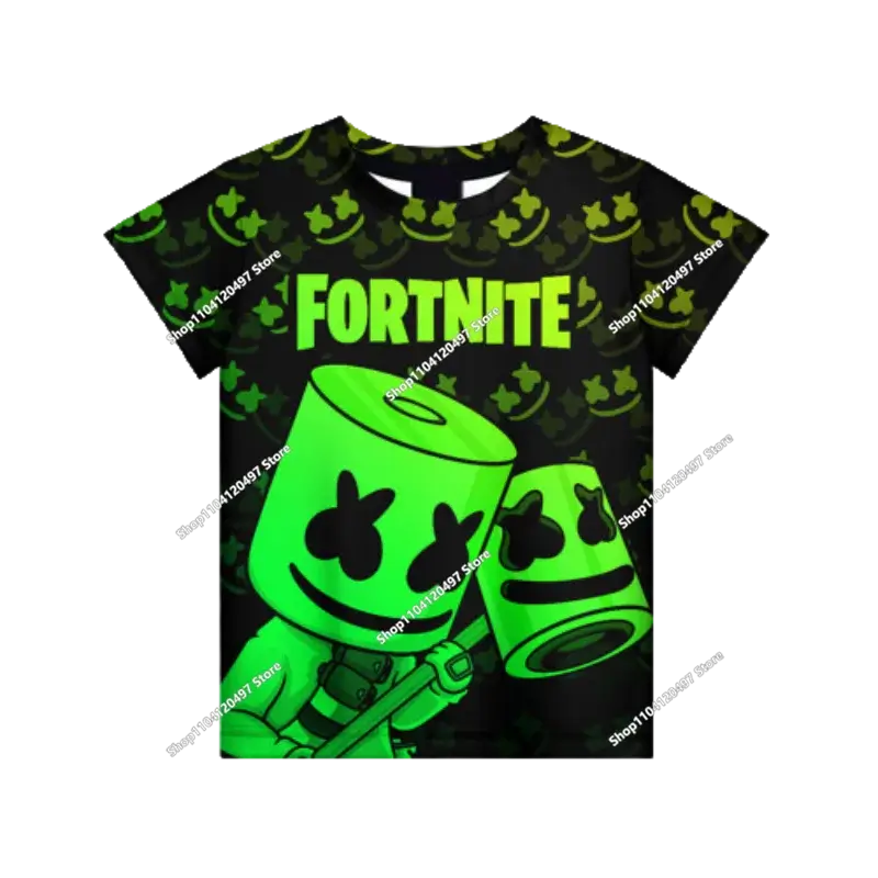 Children's Clothing Autumn Pullover T-shirt Hoodie New Fortnite Kids' Casual Wear Comfortable Streetwear