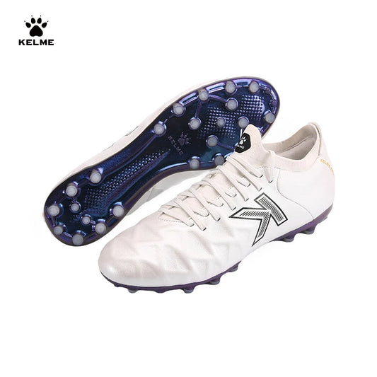 KELME Soccer MG -jalkapallokengät, vasikannahkaiset nappulakengät, sopivat tekonurmelle, liukumattomat, pehmustetut harjoitusjalkapallokengät ZX80121058