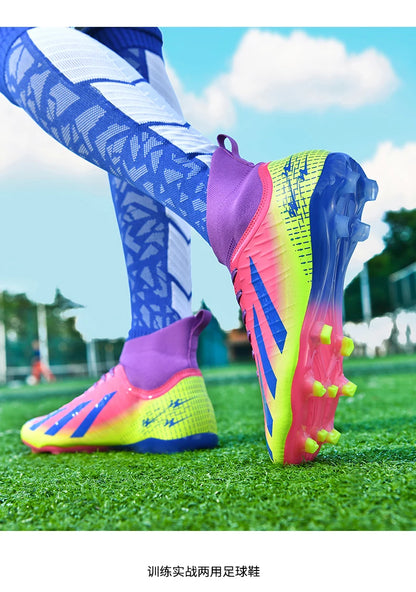 Double Star 2026 New Low-Top AG Football Boots Ultralight Professional Outdoor Men's Soccer Cleats Size 35-45