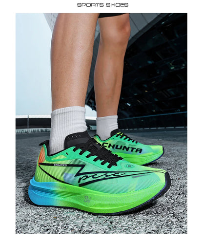 Running Shoes Carbon Plate Marathon Men Specialty Sports Breathable Lightweight Women's Comfortable Athletic Chunta Sneakers