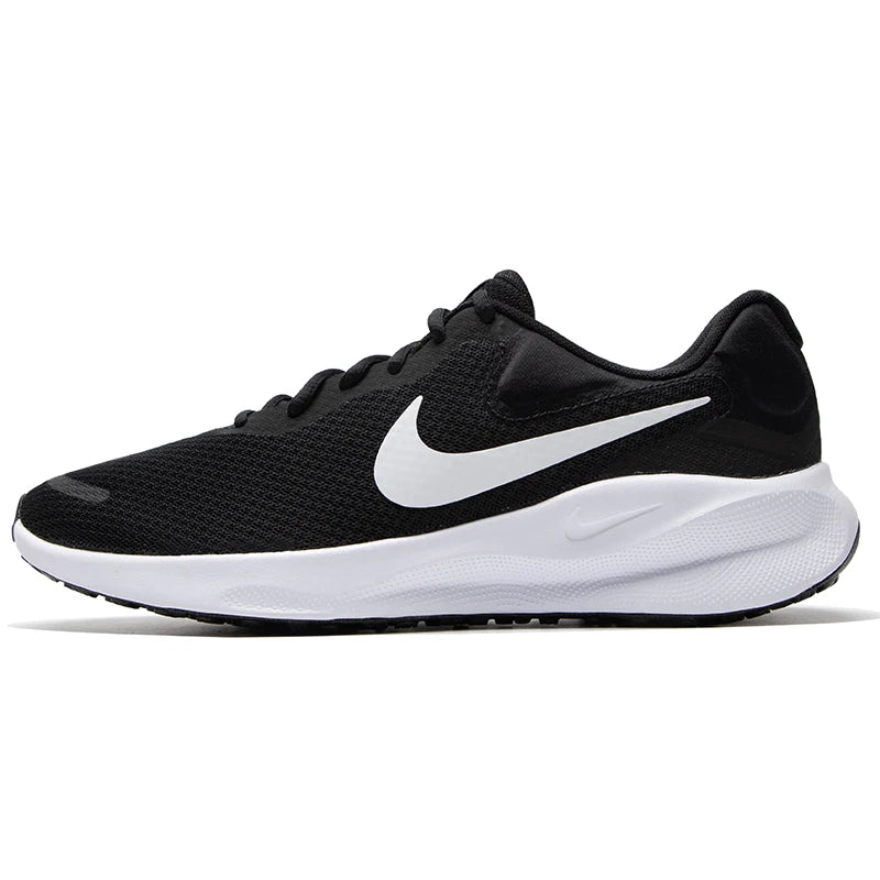 Nike-miesten kengät Revolution 7 -urheilukengät ovat mukavia, kulutusta kestäviä, kevyitä, mukavia ja pehmustettuja juoksukenkiä Fb2207-001