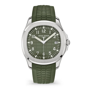 didun Luxury Military Automatic Men Watch Sapphire Stainless Steel Sport watch Waterproof Luminous rubber Man Watch