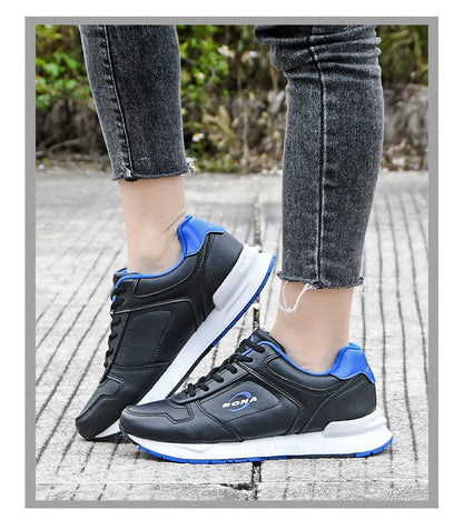 BONA 2023 New Designers Brand Classics Light Sneakers Women Fashion Running Shoes Casual Walking Footwear Ladies Comfort