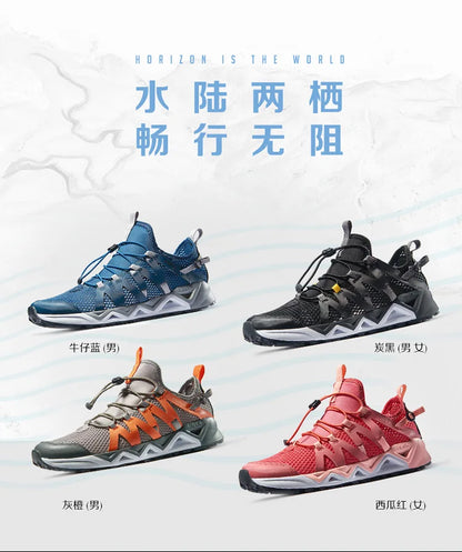RAX Upstream Aqua Shoes for Men Outdoor Sports Sneakers Male Outdoor Summer Beach Sandals Fishing Shoes Swimming Shoes