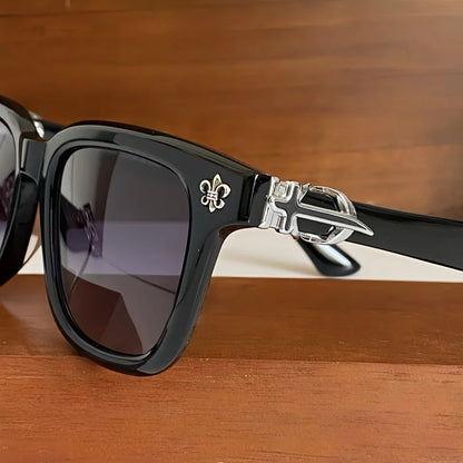 Męskie modne, spersonalizowane okulary przeciwsłoneczne z acetatu – markowy projekt w stylu retro, luksusowe, z filtrem UV400 – damskie okulary przeciwsłoneczne do aktywności na świeżym powietrzu