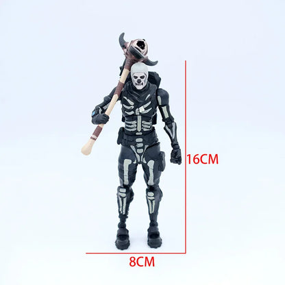 Game Fortnite Raptor Black Knight Skull Trooper Premium Cuddle Team Leader MogulMaster Action Figure Room Decoration Toys Gift