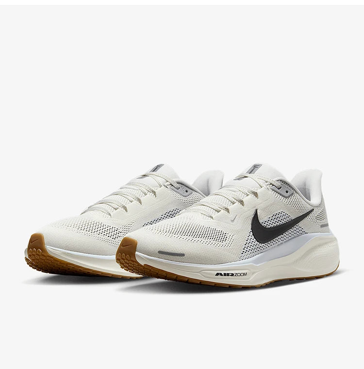 Officiële, originele Nike AIR ZOOM herenhardloopschoenen van mesh met dikke zool en schokdemping FD2722-113