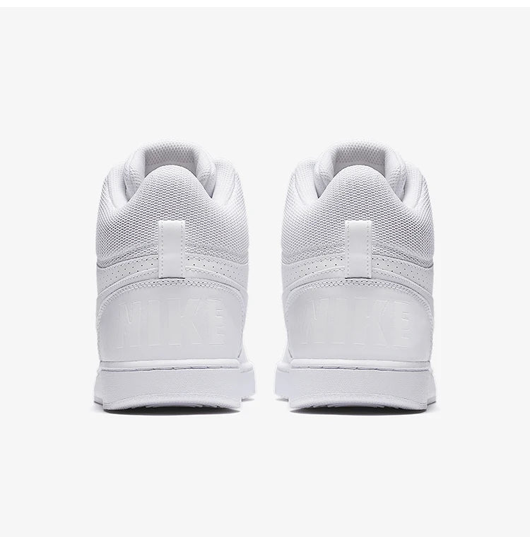 Baskets casual montantes pour homme Nike COURT BOROUGH MID authentiques, blanc pur, 838938-111