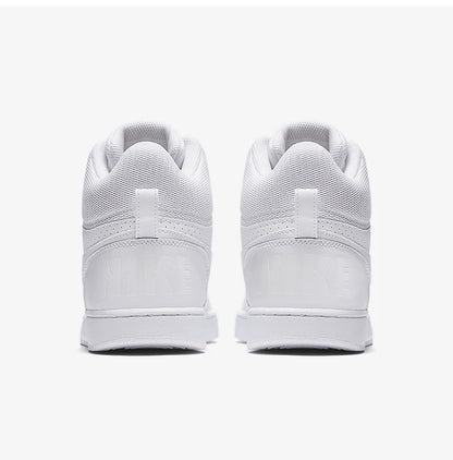 Baskets casual montantes pour homme Nike COURT BOROUGH MID authentiques, blanc pur, 838938-111