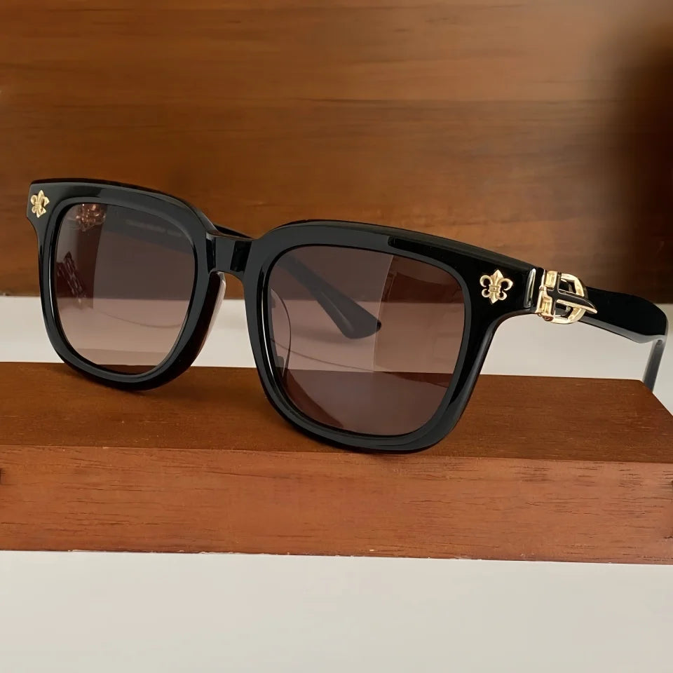 Męskie modne, spersonalizowane okulary przeciwsłoneczne z acetatu – markowy projekt w stylu retro, luksusowe, z filtrem UV400 – damskie okulary przeciwsłoneczne do aktywności na świeżym powietrzu