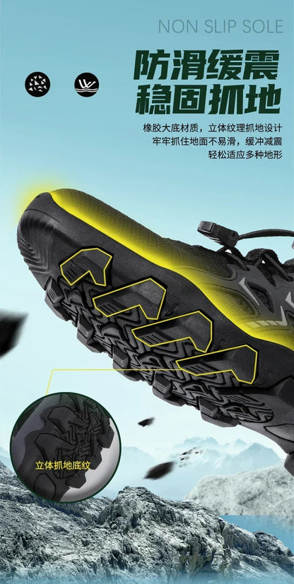 Unisex Breathable Quick-Drying Fishing Water Sport Shoes Summer Upstream Barefoot Aqua Boots Outdoor Non-Slip Women Beach Shoes