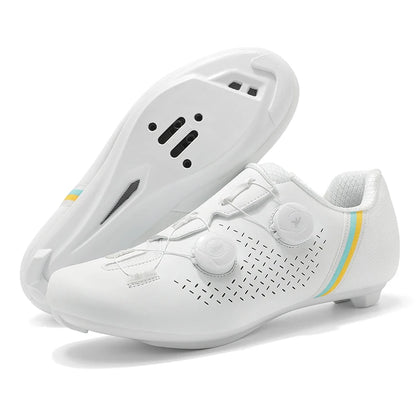Road Cycling Shoes Flats Cleats Shoes Speed Cycling Sneakers Men’s Bike Shoes Women’s Self-Locking Non-slip Mountain Bicycle SPD Shoes