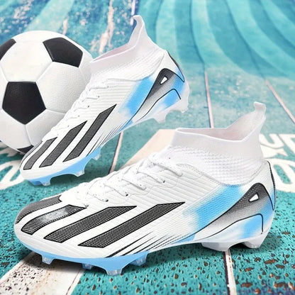 New Men's Football Boots Adult's Soccer Field Shoes Teenager's Sports Cleats Outdoor Grass Training Boots High Quality Sneakers