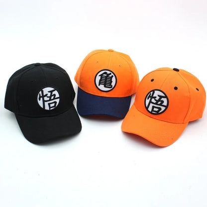 Dragon Ball Son Goku uniszex Gui Wu hímzéses baseball sapka tavaszi és őszi szabadtéri állítható alkalmi sapka napvédő sapka