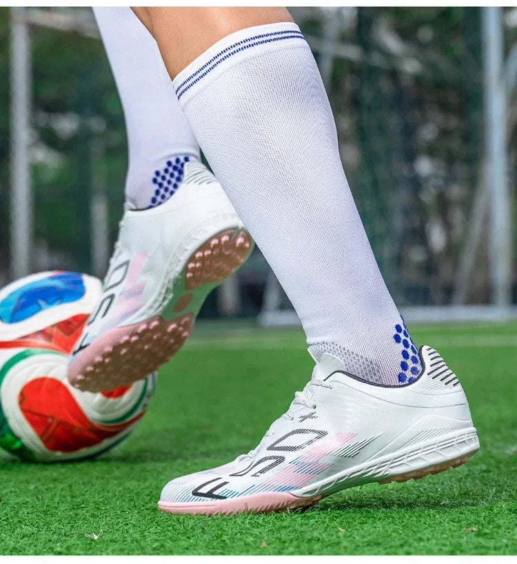 Nouvelles chaussures de football pour hommes, chaussures de football professionnelles, chaussures d'entraînement, chaussures de match, baskets antidérapantes, chaussures de sport pour terrain gazonné, chaussures d'extérie