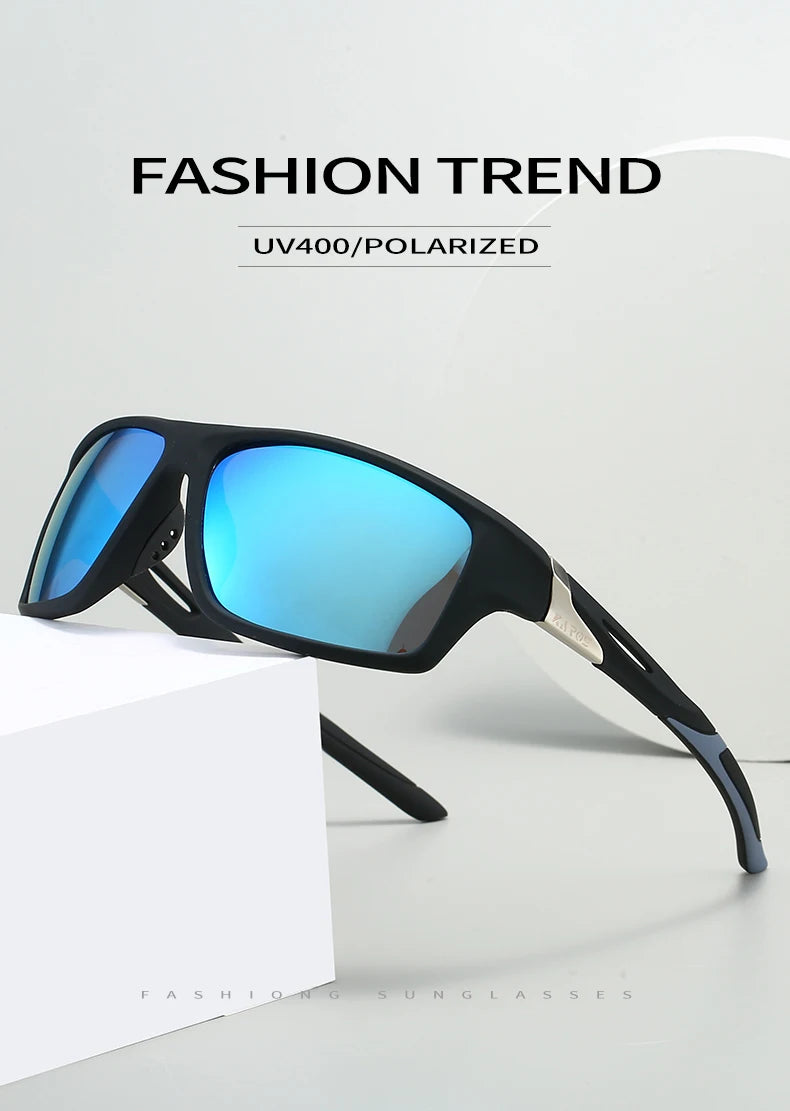 Ochelari polarizați Karos UV400 pentru bărbați și femei – ciclism, pescuit, alergare, sporturi în aer liber, ochelari de soare pentru bicicletă, ochelari pentru condus și călărie YZ2012