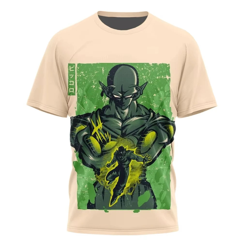2026 Summer Dragon Ball T Shirt Kids Tops Tee Anime Figures Goku Super Saiyan T-shirt Boys T-shirts Children Short Sleeve Y2k