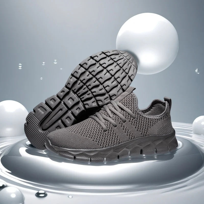 Sneakers til mænd i let mesh, damesko, casual flade sko, løbesko til mænd, bløde tennissko, åndbare herresneakers