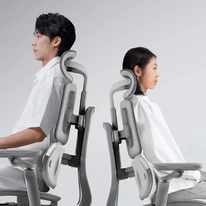 Ergonomic Office Mesh Chair Adjustable Executive Computer Chair with Rolling Swivel Base, Modern Gaming Chair for Home Office Desk Setup