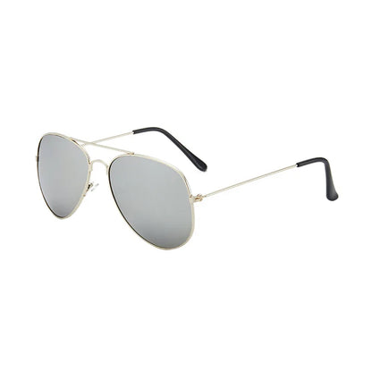 Ochelari de soare pentru copii de la mărci de modă, ochelari cu lentile oglindă, ochelari de soare metalici în stil pilot pentru fete și băieți, ochelari de soare pentru copii, ochelari pentru copii, ochelari de protecție