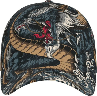 Dragon Snapback-pet Herenbaseballpetten Herenzonnepet Verstelbare coole truckerpet voor dames en heren