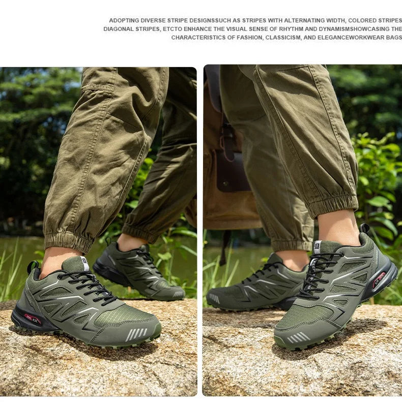Sapatos de Ciclismo Sem Fecho para Homem, Sapatos de Caminhada Antiderrapantes para Montanha e Todo-o-Terreno, Sapatos Desportivos Respiráveis, Sapatos de Ciclismo de Estrada