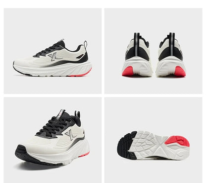Xtep Male's Running Shoes Lightweight Breathable Shock Absorption Wear-Resistant Durability Cushioning Sneakers 875419110002