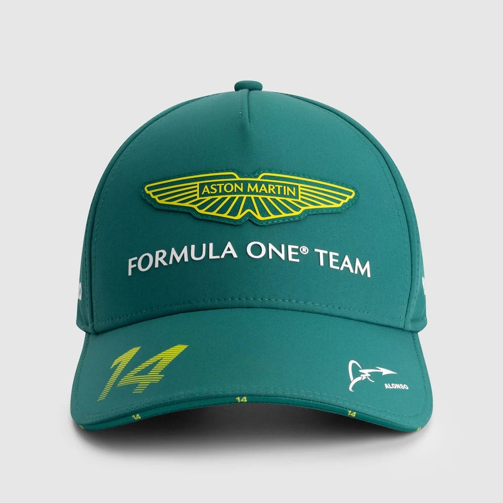 Aston Martin F1 Team 2025 Fernando Alonso Driver Cap，Alonso Spain GP，British GP，Miami GP，Singapore GP，Vegas GP Cap