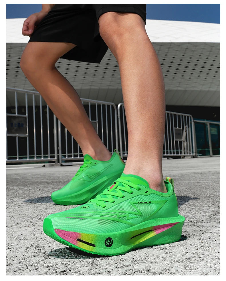 Running Shoes Carbon Plate Specialty Marathon Men's Sports Breathable Lightweight Women's Comfortable Athletic Non-slip Sneakers
