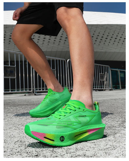 Running Shoes Carbon Plate Specialty Marathon Men's Sports Breathable Lightweight Women's Comfortable Athletic Non-slip Sneakers