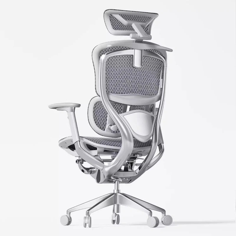 Ergonomic Computer Office Chair with Footrest, Comfortable Designer Executive Chair, Adjustable Luxury Swivel Gaming Chair for Home & Work