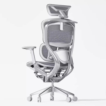 Ergonomic Computer Office Chair with Footrest, Comfortable Designer Executive Chair, Adjustable Luxury Swivel Gaming Chair for Home & Work