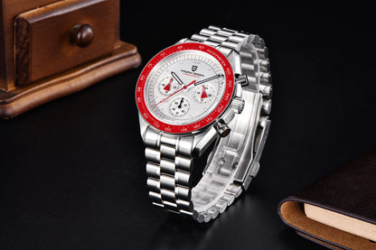 PAGANI DESIGN 2025 New AK Project Men's Watches Luxury Quartz Wrist Watch For Men AR Sapphire Speed Chronograph Automatic Date