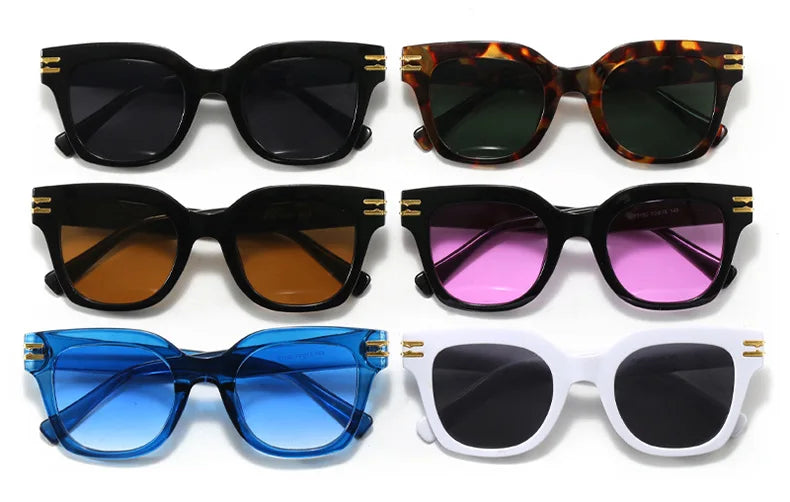 Ochelari de soare pătrați supradimensionați, la modă, de calitate superioară, cu protecție UV, pentru șofat, pentru bărbați și femei, cu personalitate, ochelari unisex