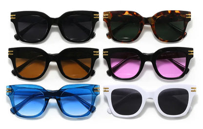 Ochelari de soare pătrați supradimensionați, la modă, de calitate superioară, cu protecție UV, pentru șofat, pentru bărbați și femei, cu personalitate, ochelari unisex