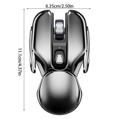 Rechargeable Mute Wireless Mouse USB Ergonomics Metal Receiver Desktop Waterproof Gaming Mouses PC Laptop Tools