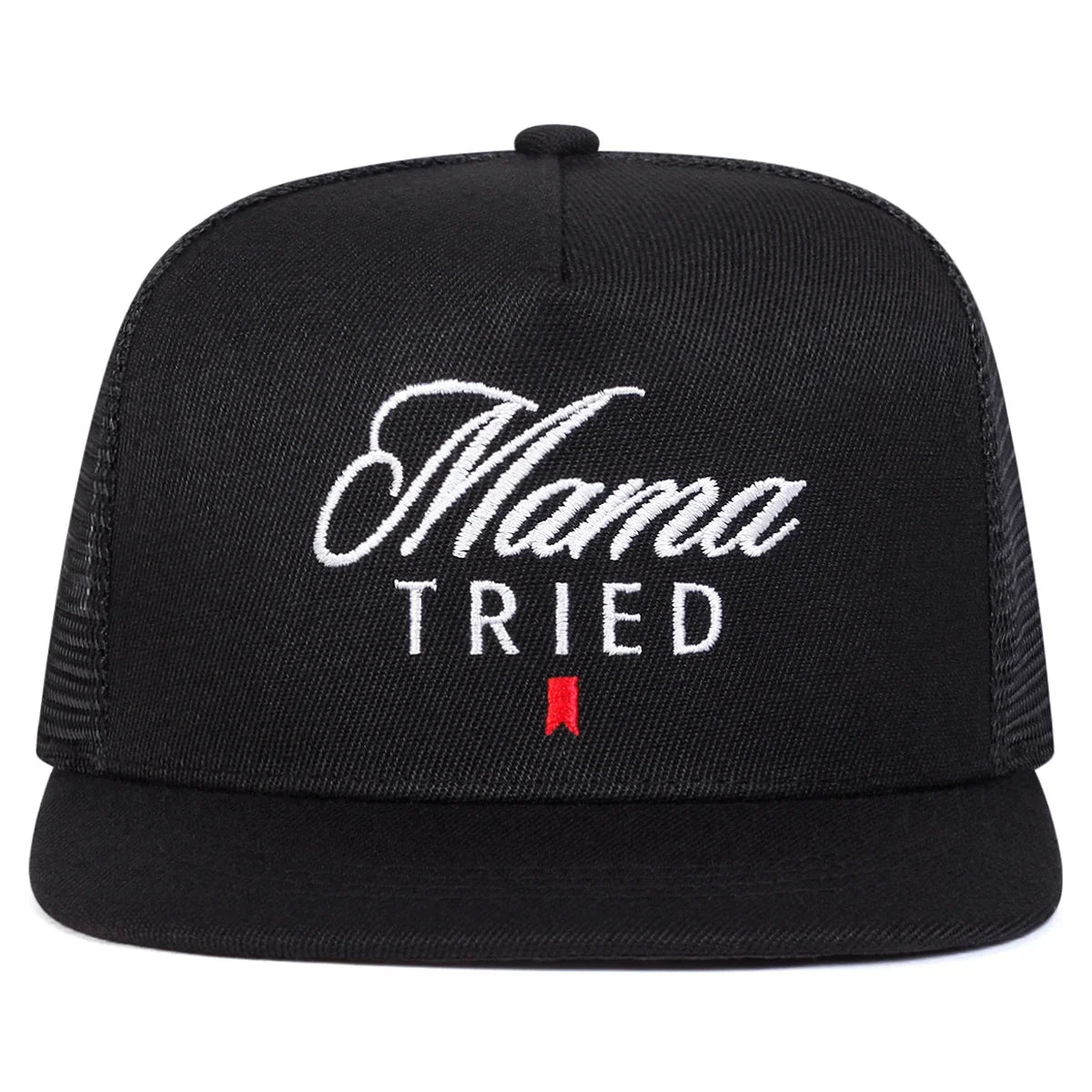 2PCSSET Unisex Mama TRIED Embroidery Hip-hop Net Hats Spring Summer Outdoor Adjustable Sports Casual Baseball Caps Sunscreen Hat