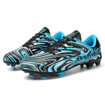 Nouvelles chaussures de football pour hommes et enfants, crampons ultralégers antidérapants pour terrain en gazon, chaussures de football professionnelles pour adultes, chaussures d'entraînement pour garçons, livraison di