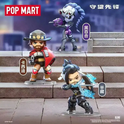 POP MART Genuine Overwatch Play Of The Game Series Blind Box PVC Collectible Figurines Desktop Ornaments Girl Toy Model For Fans