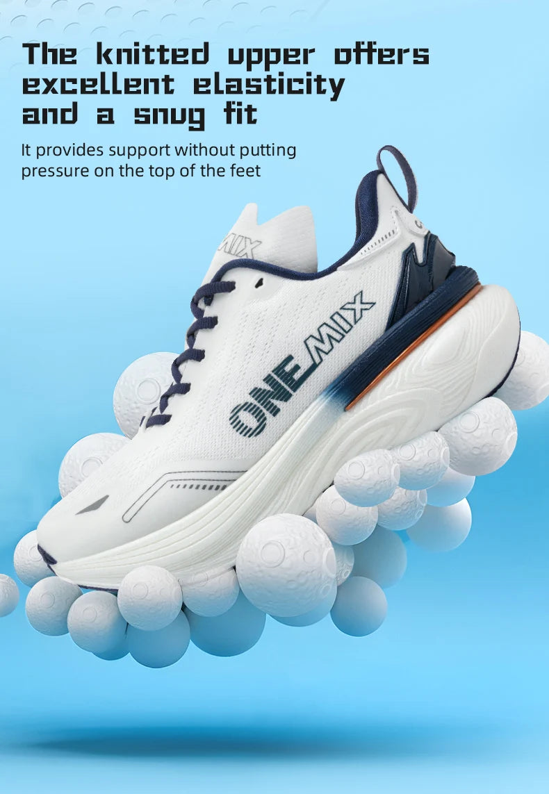 ONEMIX new jogging running shoes for women and men, light sneakers, road shoes, wear-resistant fashion sports shoes for fitness