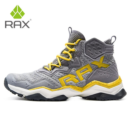 RAX Winter Hiking Boots Men Waterproof Breathable Outdoor Sports Sneakers Trekking Boots Mountain Trekking Shoes Big Size