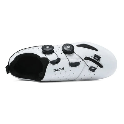 Road Cycling Shoes Flats Cleats Shoes Speed Cycling Sneakers Men’s Bike Shoes Women’s Self-Locking Non-slip Mountain Bicycle SPD Shoes