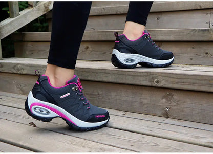 Women’s Sports Shoes Platform Sneakers Fashion Outdoor Hiking Non-Slip Casual Low-Top Running Shoes Women’s Footwear