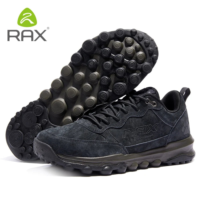 Rax Men's Trekking Shoes, Women's Army Green Trekking Boots, Breathable Mountain Climbing Camping Outdoor Sports Hunting Walking Shoes