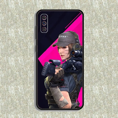 COD Call Of Duty Ghosts Phone Case For Samsung S23,23,22,30,21,10,9,Note20 Ultra,Lite,Ultra,5G,Plus,FE,Black Soft Case