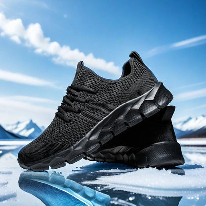 Sneakers til mænd i let mesh, damesko, casual flade sko, løbesko til mænd, bløde tennissko, åndbare herresneakers